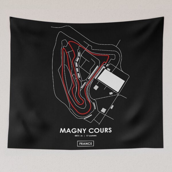Item preview, MAGNY COURS - FRANCE TRACK MAP 2.0 RED designed and sold by andreanastasio.