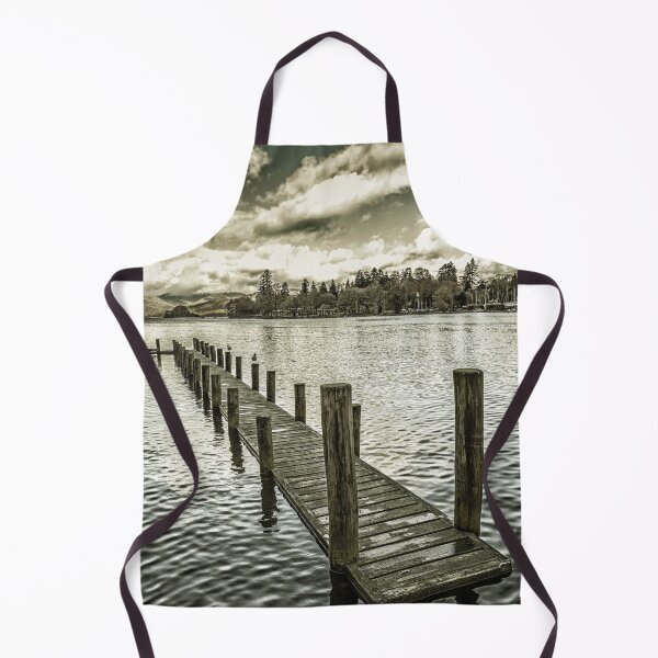 Item preview, Wooden Jetty at Bowness-On-Windermere designed and sold by heidipics.