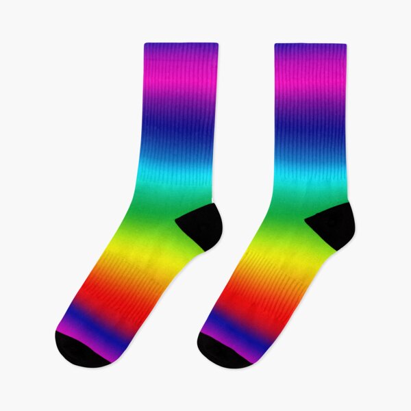 Item preview, Bright Jester Rainbow Socks designed and sold by deanworld.