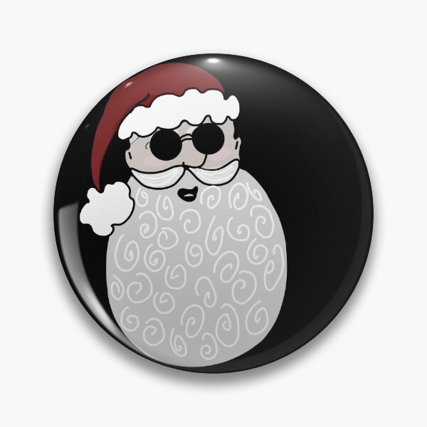 Item preview, Funny badass Santa / biker / cool rebel sunglasses pattern that rocks designed and sold by Joie-et-Poesie.