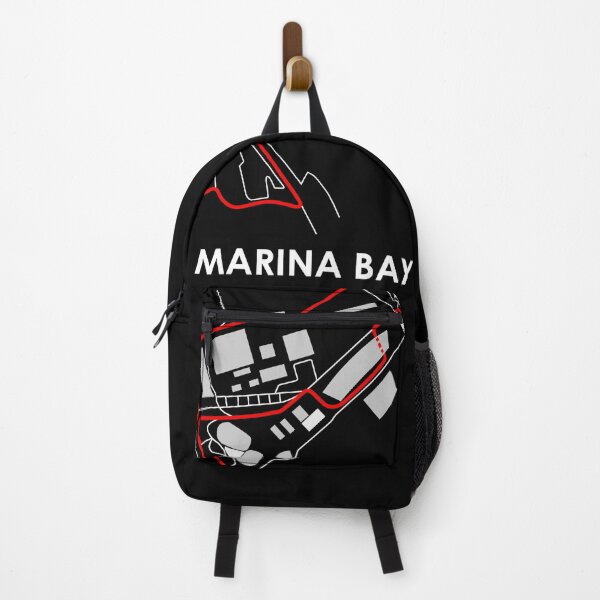 Item preview, MARINA BAY - SINGAPORE TRACK MAP 2.0 RED designed and sold by andreanastasio.