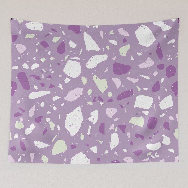 Item preview, Terrazzo Marble With Purple and White Flecks  designed and sold by PurpleAdventure.