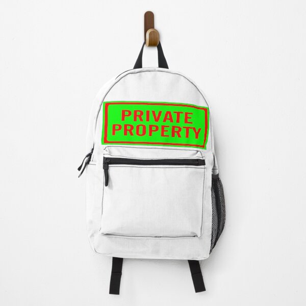Item preview, Private property green designed and sold by frankuffmann.