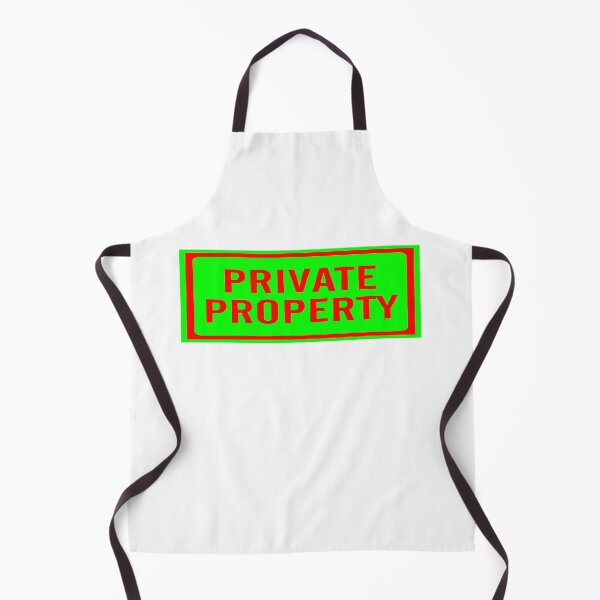 Item preview, Private property green designed and sold by frankuffmann.