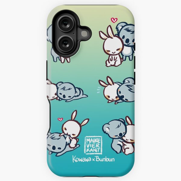 Kowawa x Bunbun Teal Version iPhone Tough Case
