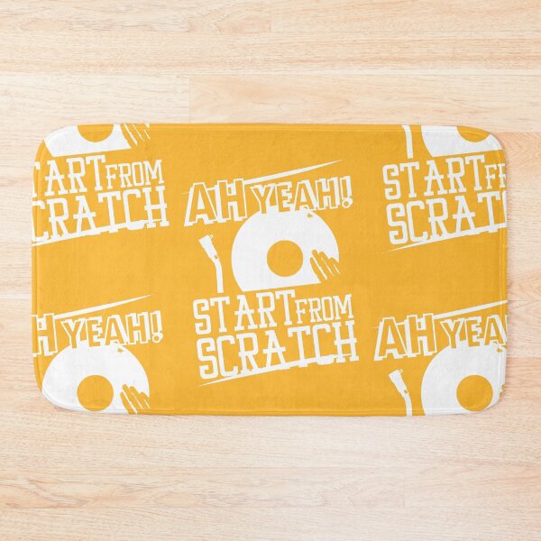 Item preview, Ah yeah! Start from scratch white print designed and sold by graziellostesso.