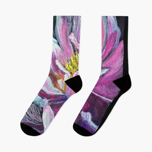 Item preview, Glowing pink peony on black designed and sold by orangerinka.