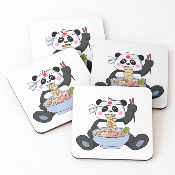 Item preview, Japanese Ramen Panda Kawaii Cute Noodles Anime designed and sold by BandOfThePand.