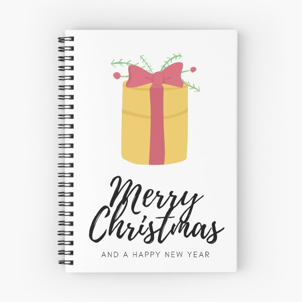 Item preview, Merry Christmas and a Happy New Year Yellow Gift designed and sold by BohoMoon.