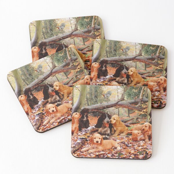 Item preview, Cocker Spaniel Family in the Woods designed and sold by Warren  Photographic.