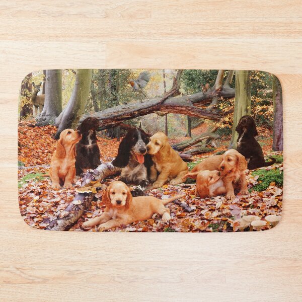 Item preview, Cocker Spaniel Family in the Woods designed and sold by Warren  Photographic.