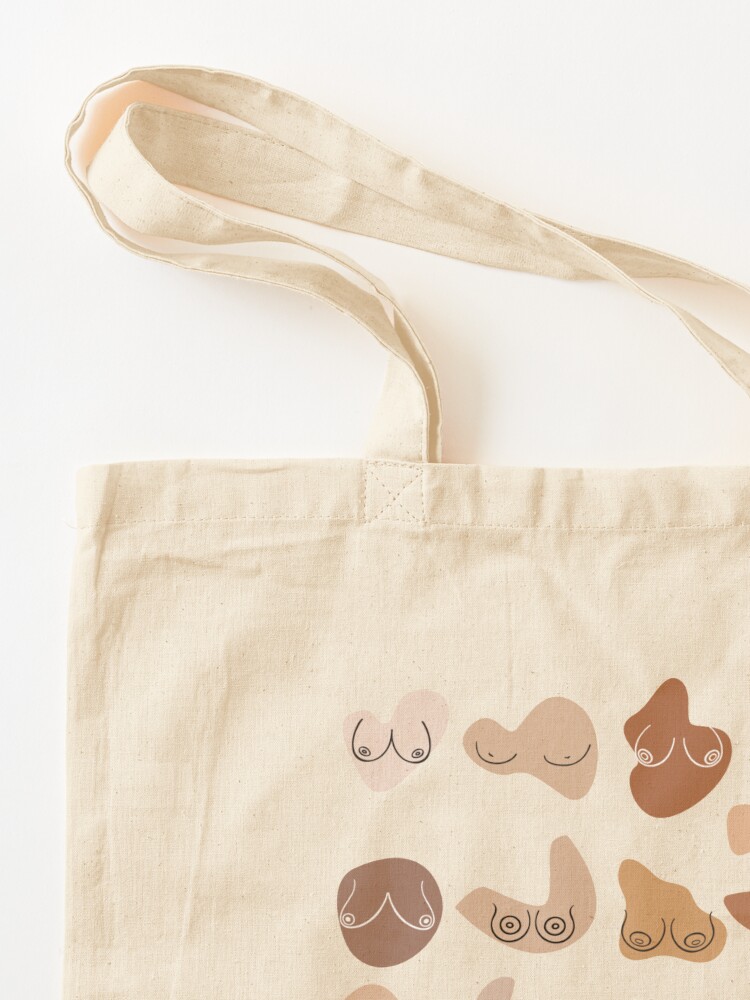 Thumbnail 3 von 5, Stofftasche, Boob Art, Boho Woman Art 2 designt und verkauft von MMonroeStudio.