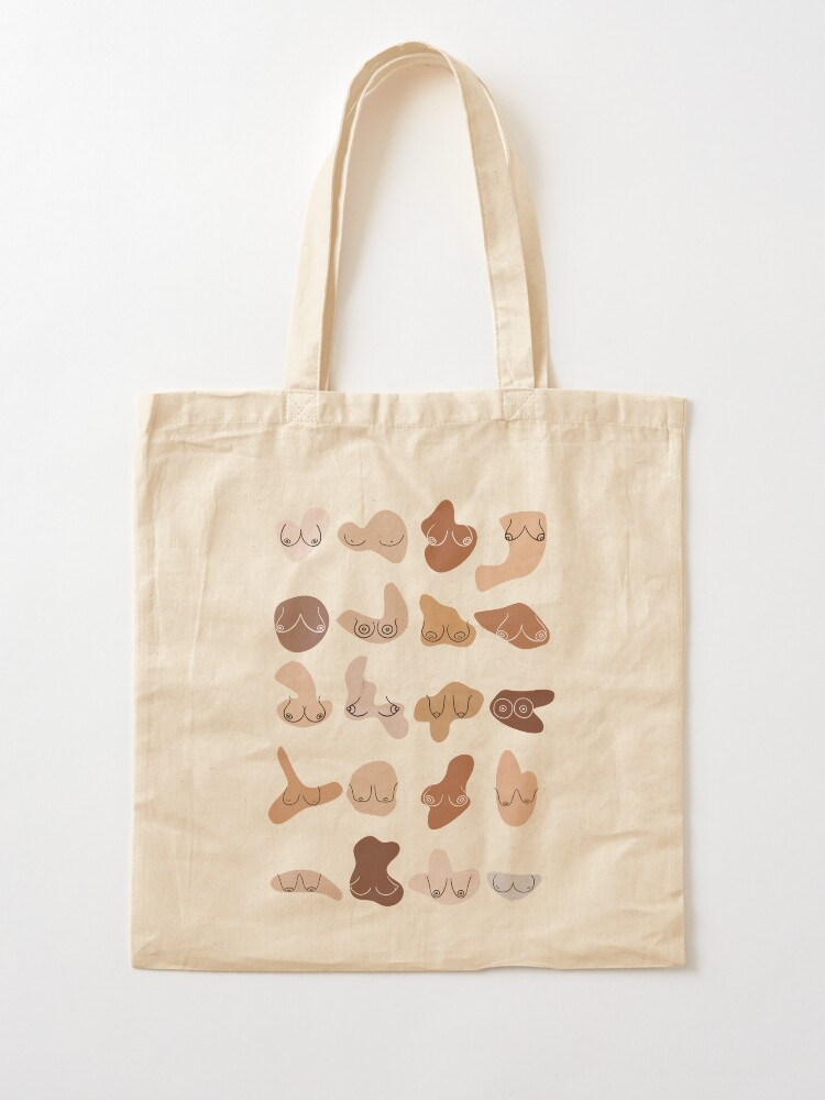 Thumbnail 2 von 5, Stofftasche, Boob Art, Boho Woman Art 2 designt und verkauft von MMonroeStudio.