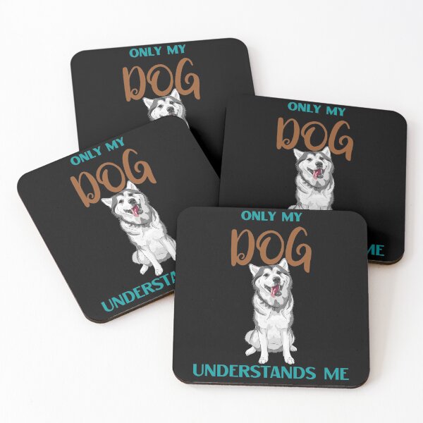 Item preview, Only My Dog Understands Me Husky designed and sold by AutumnVibeShop.