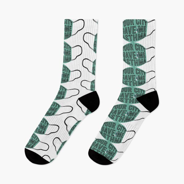 Item preview, Funny saying your city gave me asthma designed and sold by YAHIA-14.