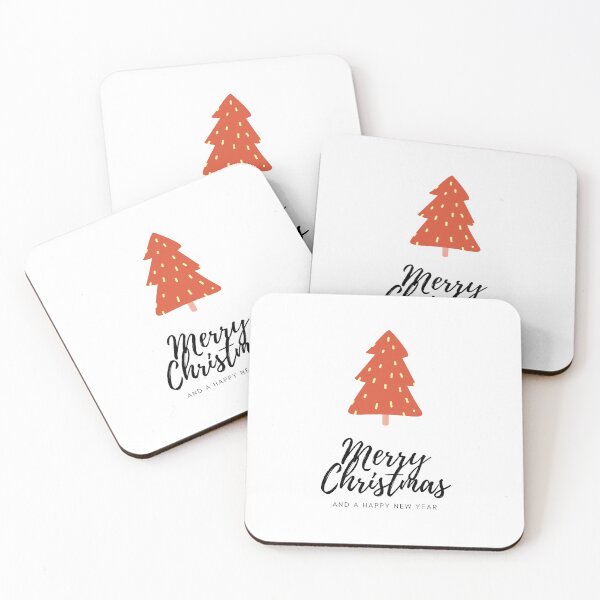 Item preview,  Merry Christmas and a Happy New Year Orange Xmas Tree designed and sold by BohoMoon.
