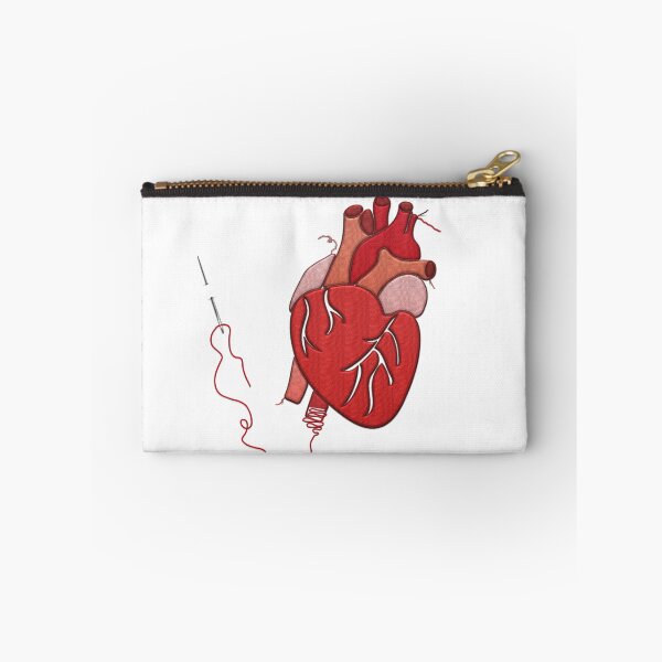 Item preview, Embroidered real heart organ, with needle and thread designed and sold by AznavourByKarin.
