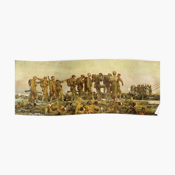 John Singer Sargent - Gassed (1919) Poster