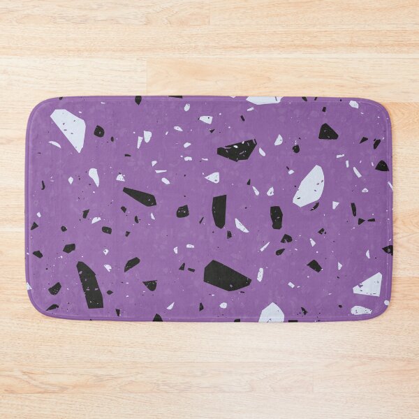 Item preview, Terrazzo Marble Pattern With Purple, White and Black Flecks  designed and sold by PurpleAdventure.