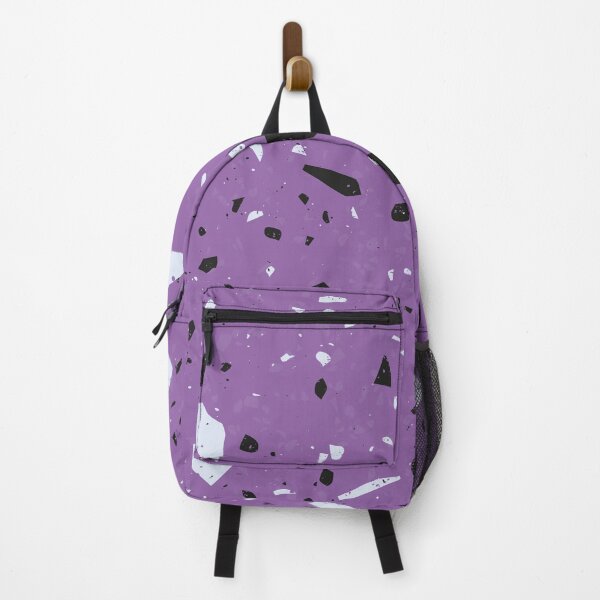 Item preview, Terrazzo Marble Pattern With Purple, White and Black Flecks  designed and sold by PurpleAdventure.