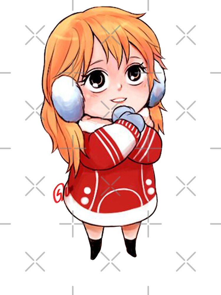 Nami Chibi One Piece Christmas Kids T Shirt By Mrbeast0 Redbubble