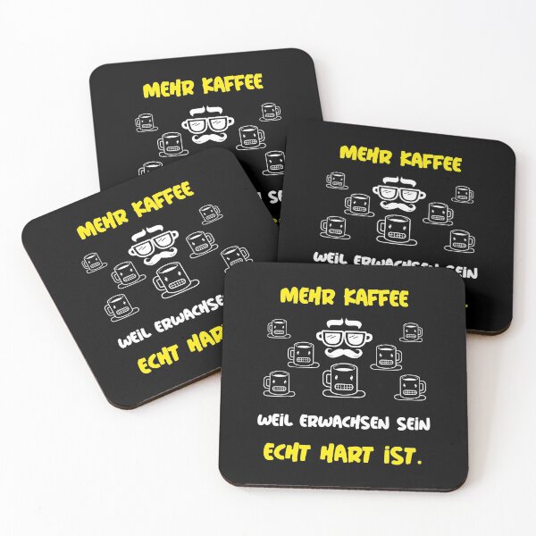 Item preview, More coffee, it's really tough being an adult. designed and sold by Bodino.