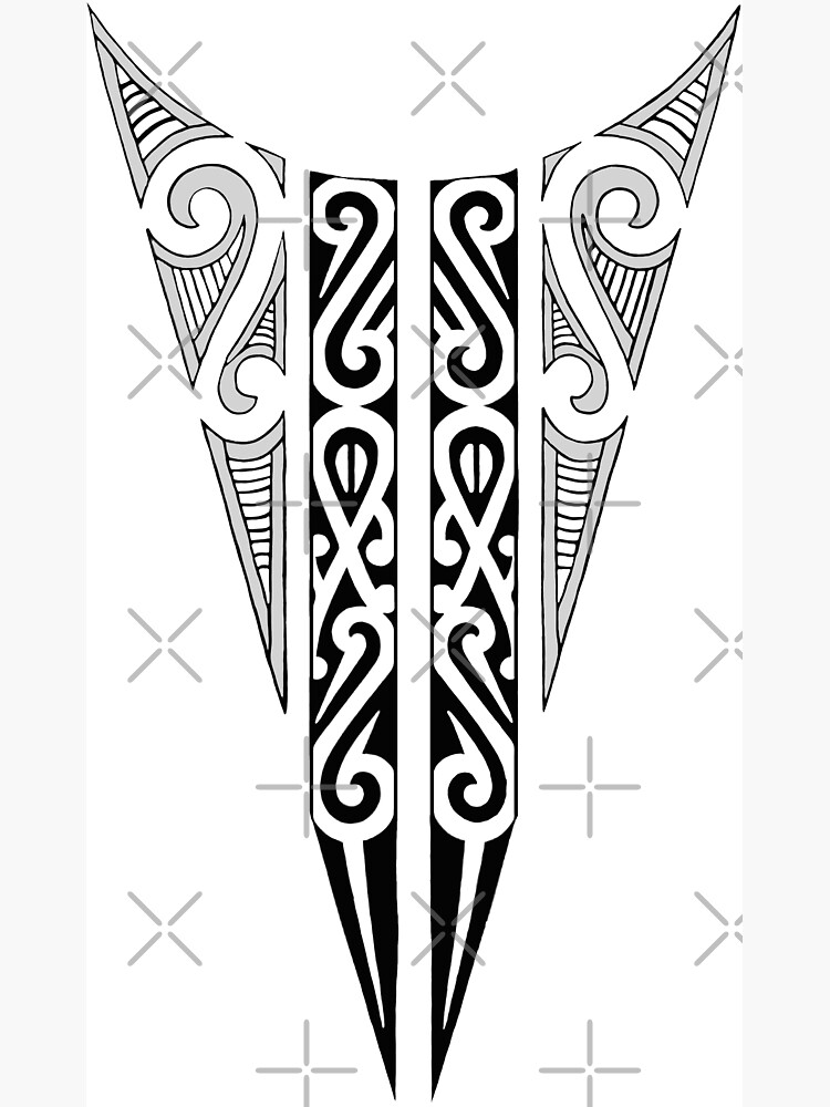 "NZ Maori design apparel" Poster for Sale by Supradon Redbubble