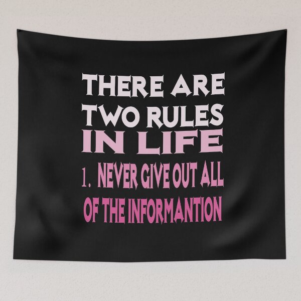 Item preview,  there are two rules in your life  designed and sold by ibrastore.