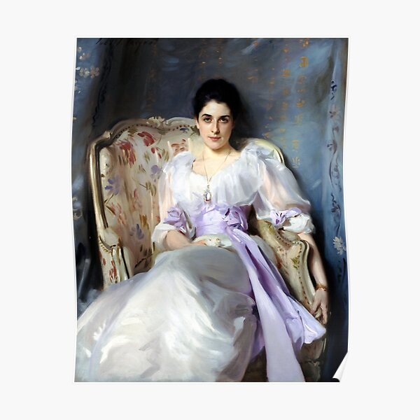 John Singer Sargent - Lady Agnew of Lochnaw (1892) Poster