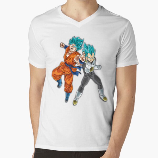 Camisa - Dragon Ball Z - Goku & Vegeta Super sayajin Blue