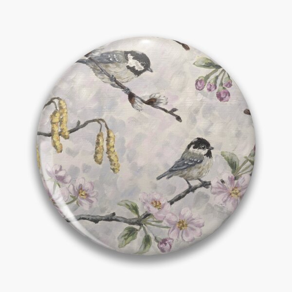 Item preview, Spring Coal Tits designed and sold by Jenny Bell.