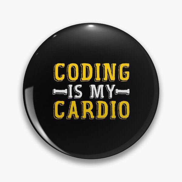 Artikelvorschau, Coding is my Cardio entworfen und verkauft von ElBeDesigns.