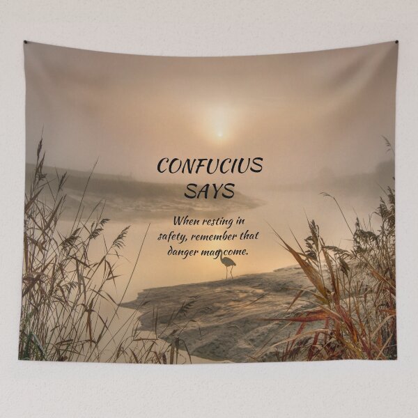 Item preview, Confucius Says Beware of Danger designed and sold by starshiporion.