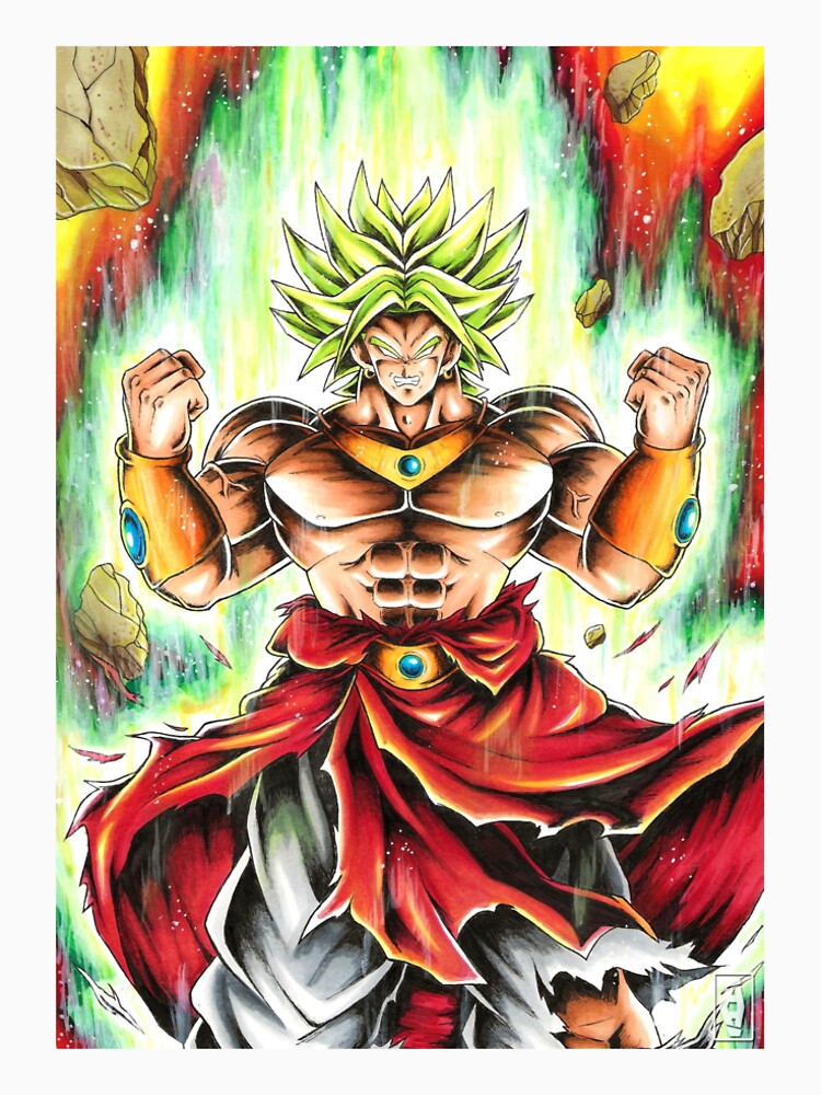 Broly T Shirt For Sale By Abyllion Art Redbubble Broly T Shirts Dbz T Shirts Goku T Shirts 6460