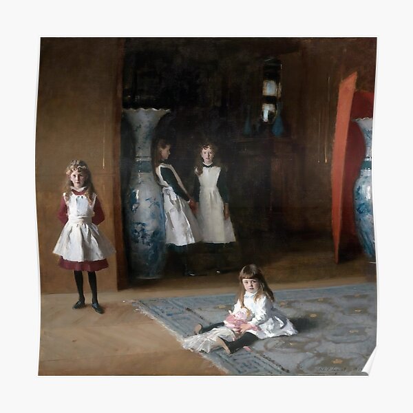 John Singer Sargent - The Daughters of Edward Darley Boit (1882) Poster