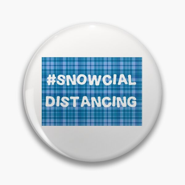 Item preview, Snowcial distancing, buffalo plaid, funny xmas  designed and sold by RicePaste.