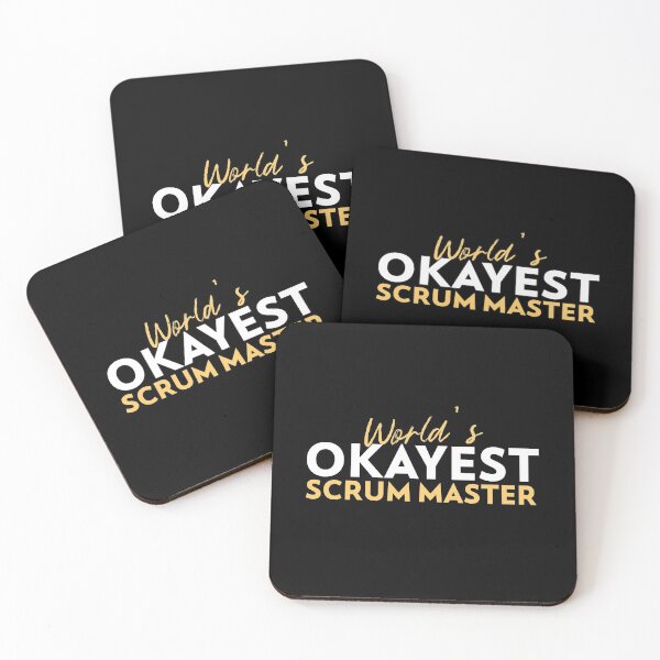 Item preview, "World's okayest Scrum Master" designed and sold by Salma Satya & Co.