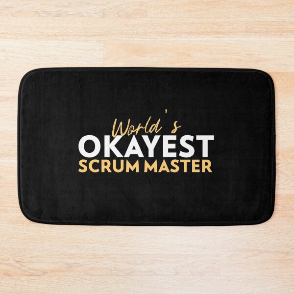 Artikelvorschau, "Der okayeste Scrum Master der Welt" entworfen und verkauft von Salma Satya & Co.
