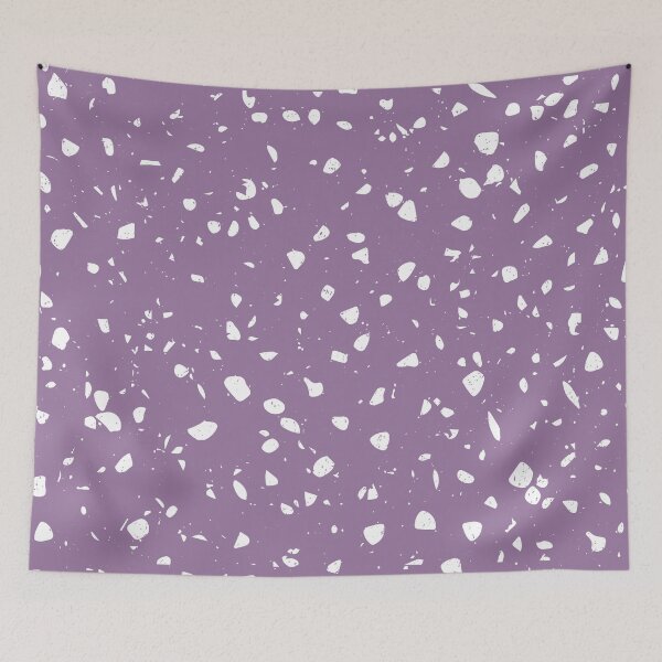 Item preview, Terrazzo Marble Pattern in Purple With White Flecks  designed and sold by PurpleAdventure.