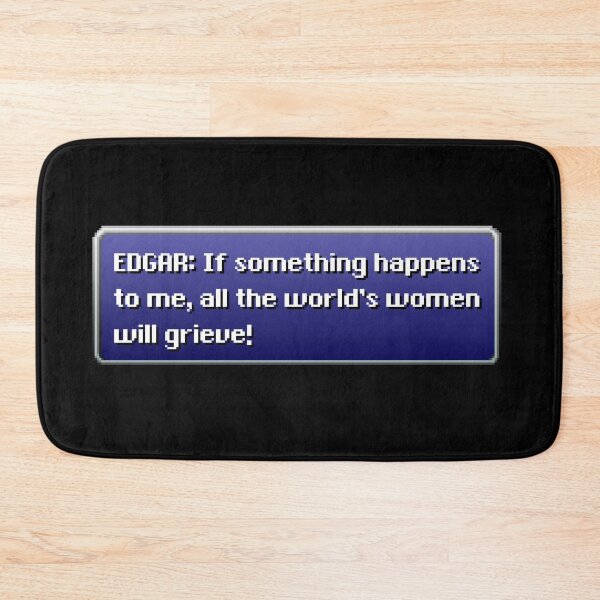Item preview,  Women Will Grieve-  Edgar Roni Figaro Dialogue Box designed and sold by MogsterMemes.