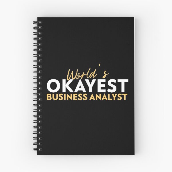 Item preview, "World's okayest Business Analyst" designed and sold by Salma Satya & Co.