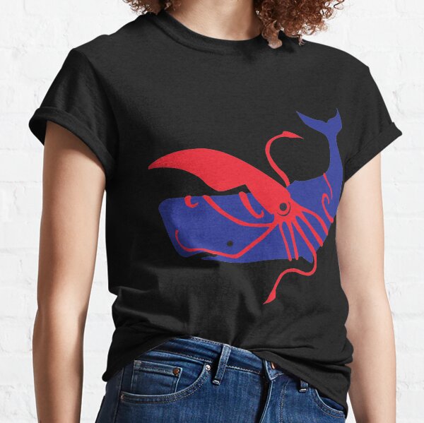 Squid loves whale Classic T-Shirt