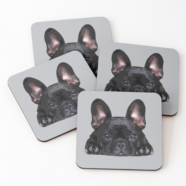 Item preview, French Bulldog Black Puppy Dog designed and sold by ElegantCat.