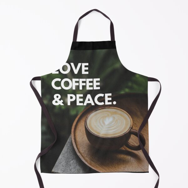 Item preview, love coffee peace designed and sold by blurry-mind.
