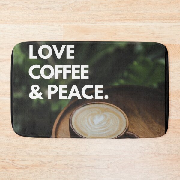 Item preview, love coffee peace designed and sold by blurry-mind.
