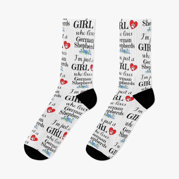 Item preview, Just a Girl who loves German Shepherds quote Funny Shepherd  saying designed and sold by OneTimeEngineer.