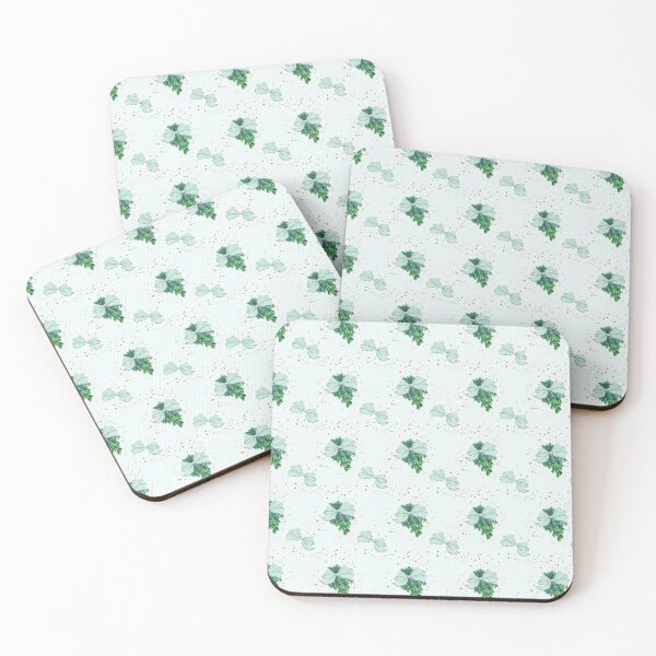 Item preview, Christmas Holly Leaves Pattern designed and sold by adortopia.