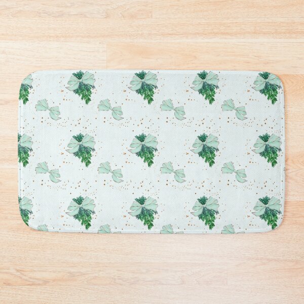 Item preview, Christmas Holly Leaves Pattern designed and sold by adortopia.