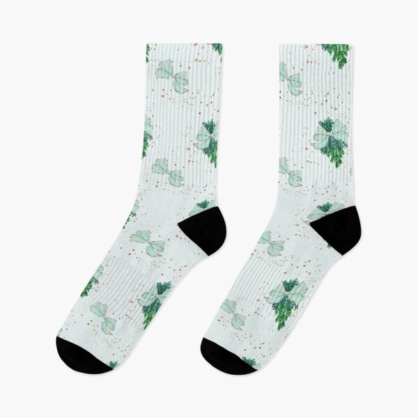 Item preview, Christmas Holly Leaves Pattern designed and sold by adortopia.