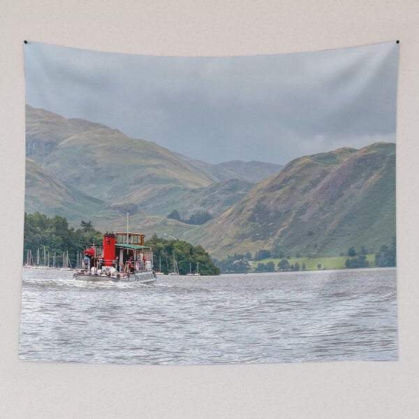 Item preview, Ullswater Steamer Leaving Pooley Bridge designed and sold by Steve H Clark.